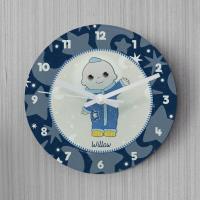 Personalised Moon and Me Moon Baby Glass Clock Extra Image 1 Preview